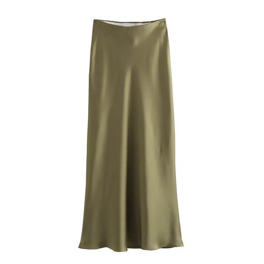 Jupe Satin Élégance